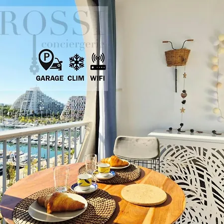 O Sixieme Face Au Port Avec Garage Prive, Climatisation Et Wifi - Rossiconciergerie - Linge Inclus Appartement *