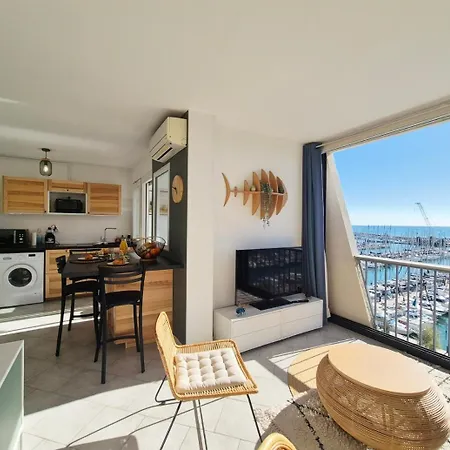 O Sixieme Face Au Port Avec Garage Prive, Climatisation Et Wifi - Rossiconciergerie - Linge Inclus