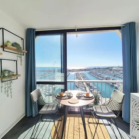 Appartement O Sixieme Face Au Port Avec Garage Prive, Climatisation Et Wifi - Rossiconciergerie - Linge Inclus La Grande-Motte